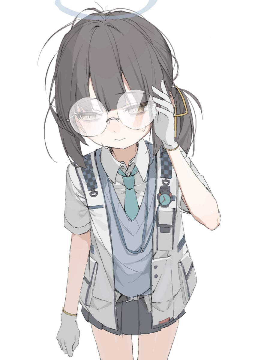 millennium science school student and millennium science school student a (blue archive) drawn by yoru_uyo