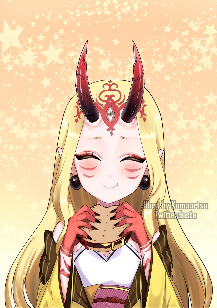 ibaraki douji (fate and 1 more) drawn by kumaartsu