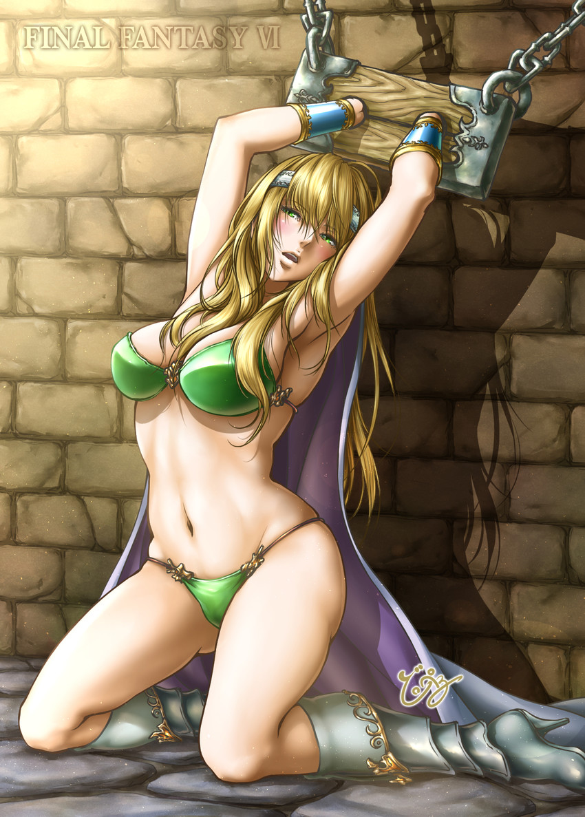 celes chere (final fantasy and 1 more) drawn by rioreo