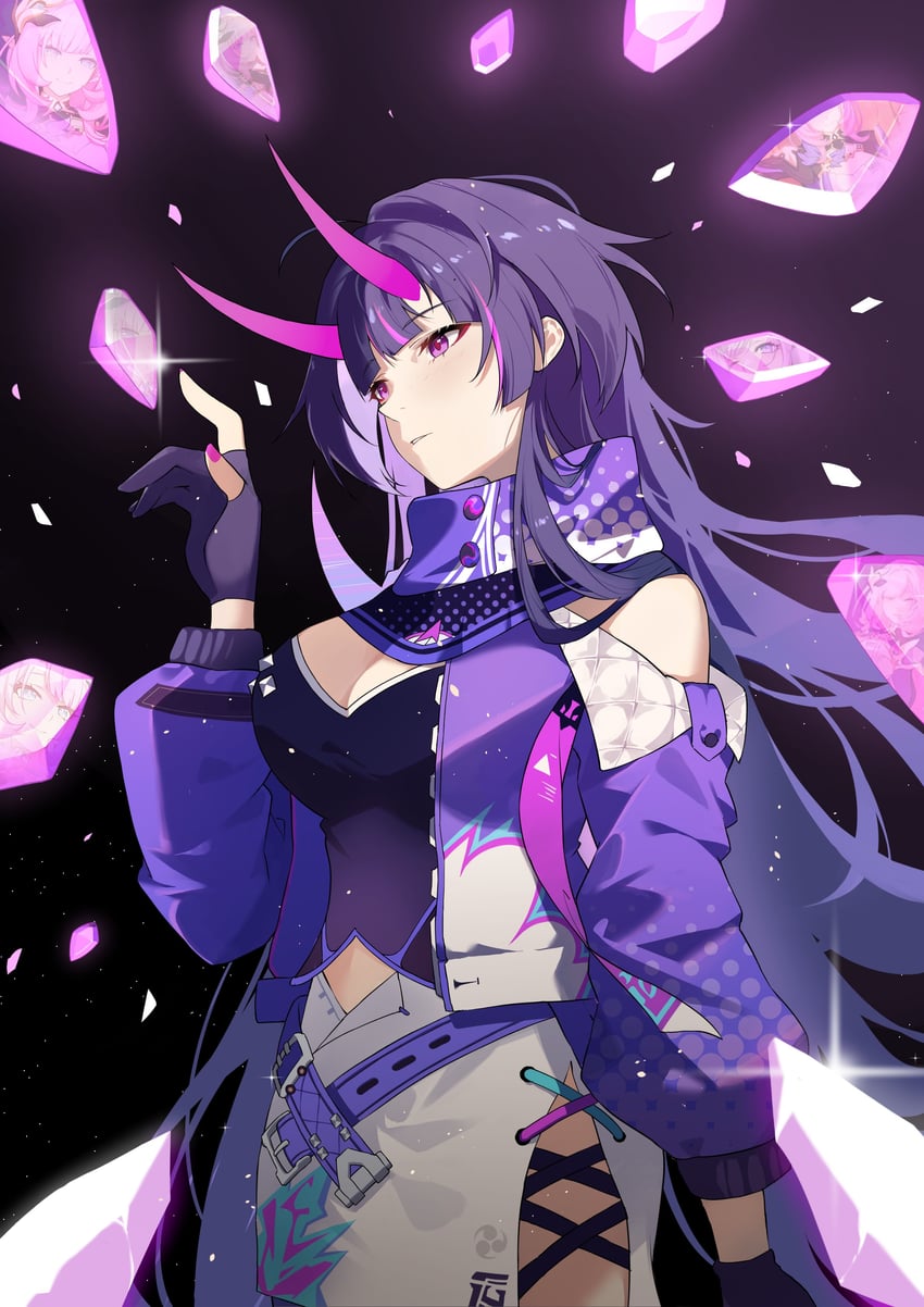 raiden mei (honkai and 1 more) drawn by mush_(mushlicious)