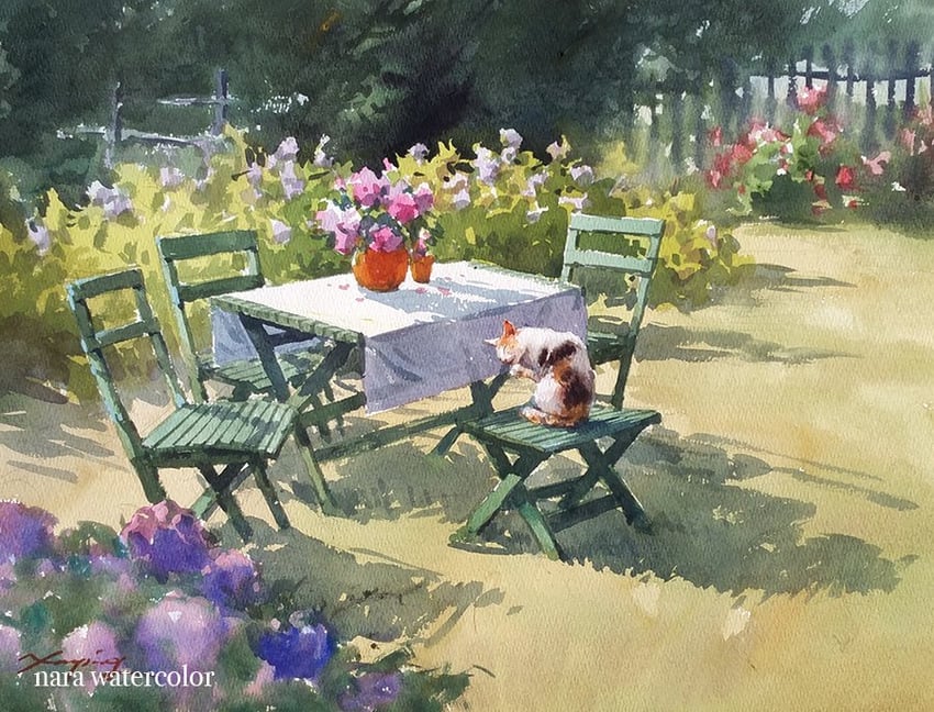 original drawn by nara_watercolor