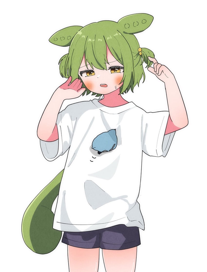 zundamon (voiceroid and 1 more) drawn by haru_maron