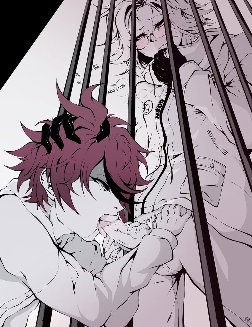 aotsuki eito and sumino takumi (the hundred line -last defense academy-) drawn by samanneiamart