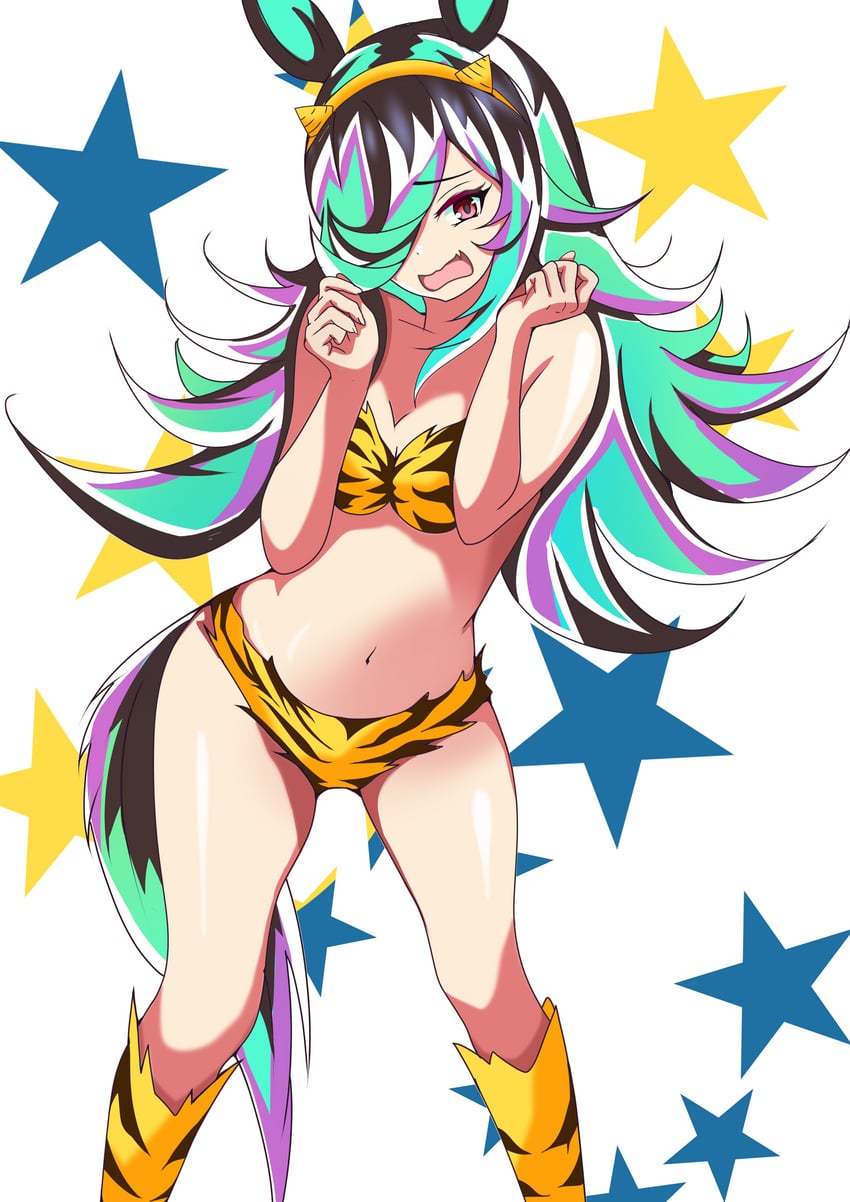 rice shower and lum (umamusume and 1 more) drawn by notice_miura