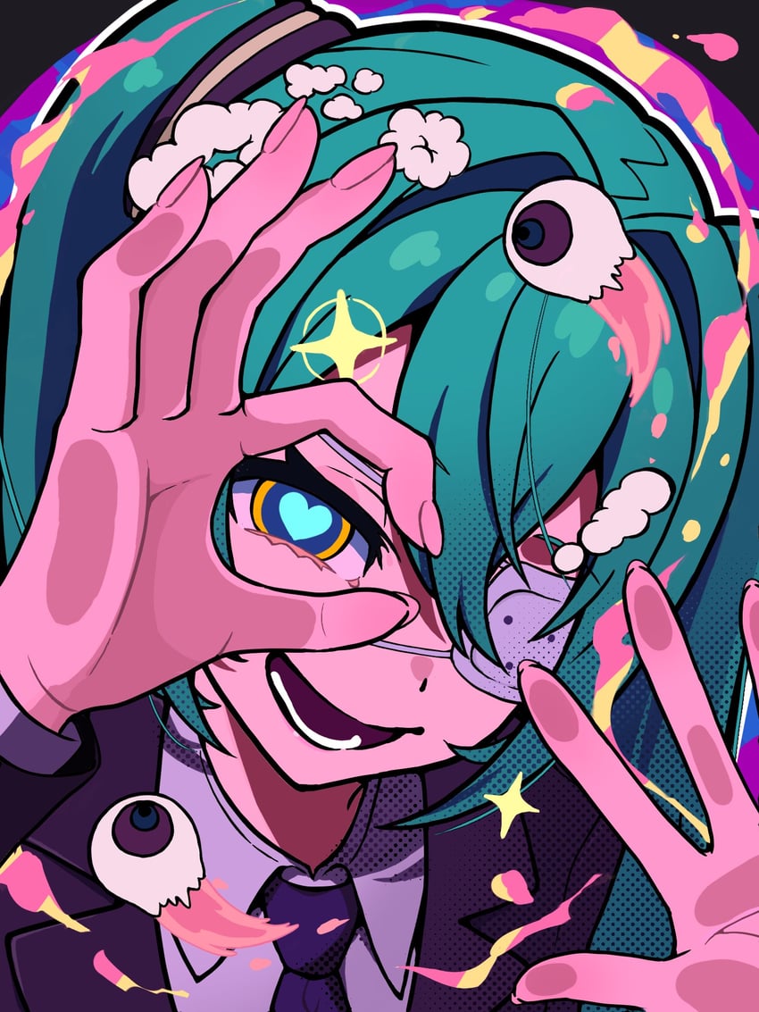 hatsune miku (vocaloid and 1 more) drawn by uzuki_sena