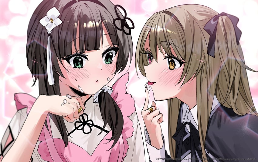 kuo shenlin and wang yujia (assault lily)
