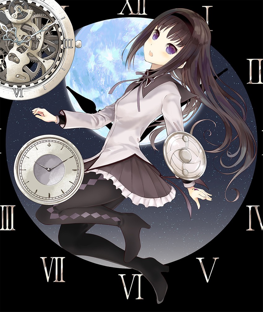 akemi homura (mahou shoujo madoka magica) drawn by akasaka_aka