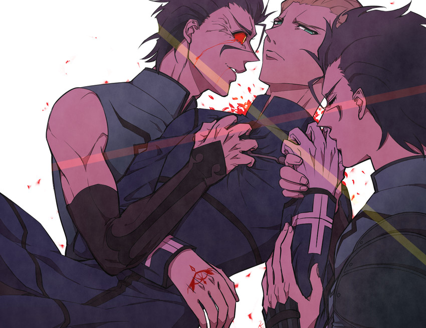 diarmuid ua duibhne and kayneth el-melloi archibald (fate and 1 more) drawn by kiritani_(cutsolt)