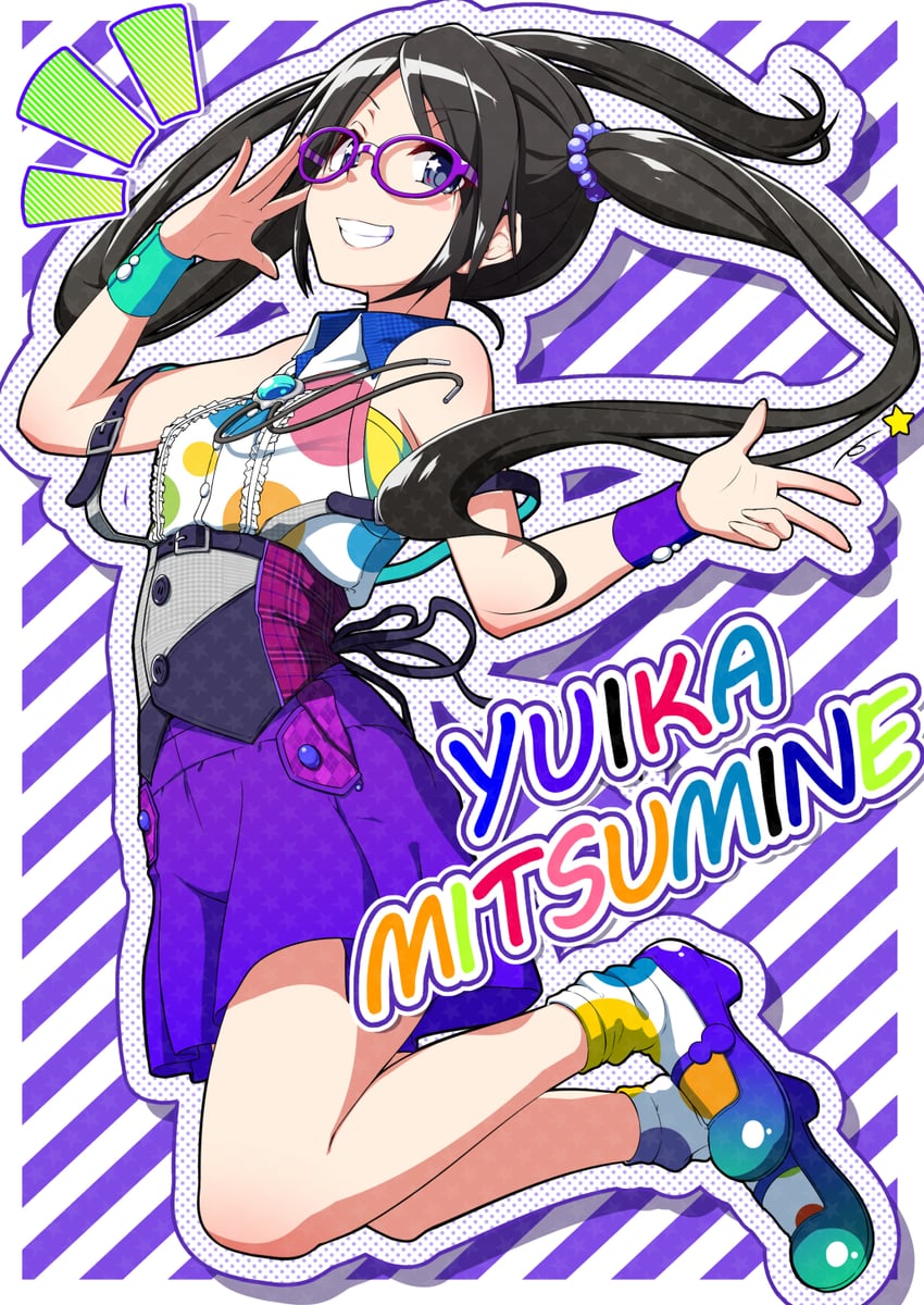 mitsumine yuika (idolmaster and 1 more) drawn by takatun223
