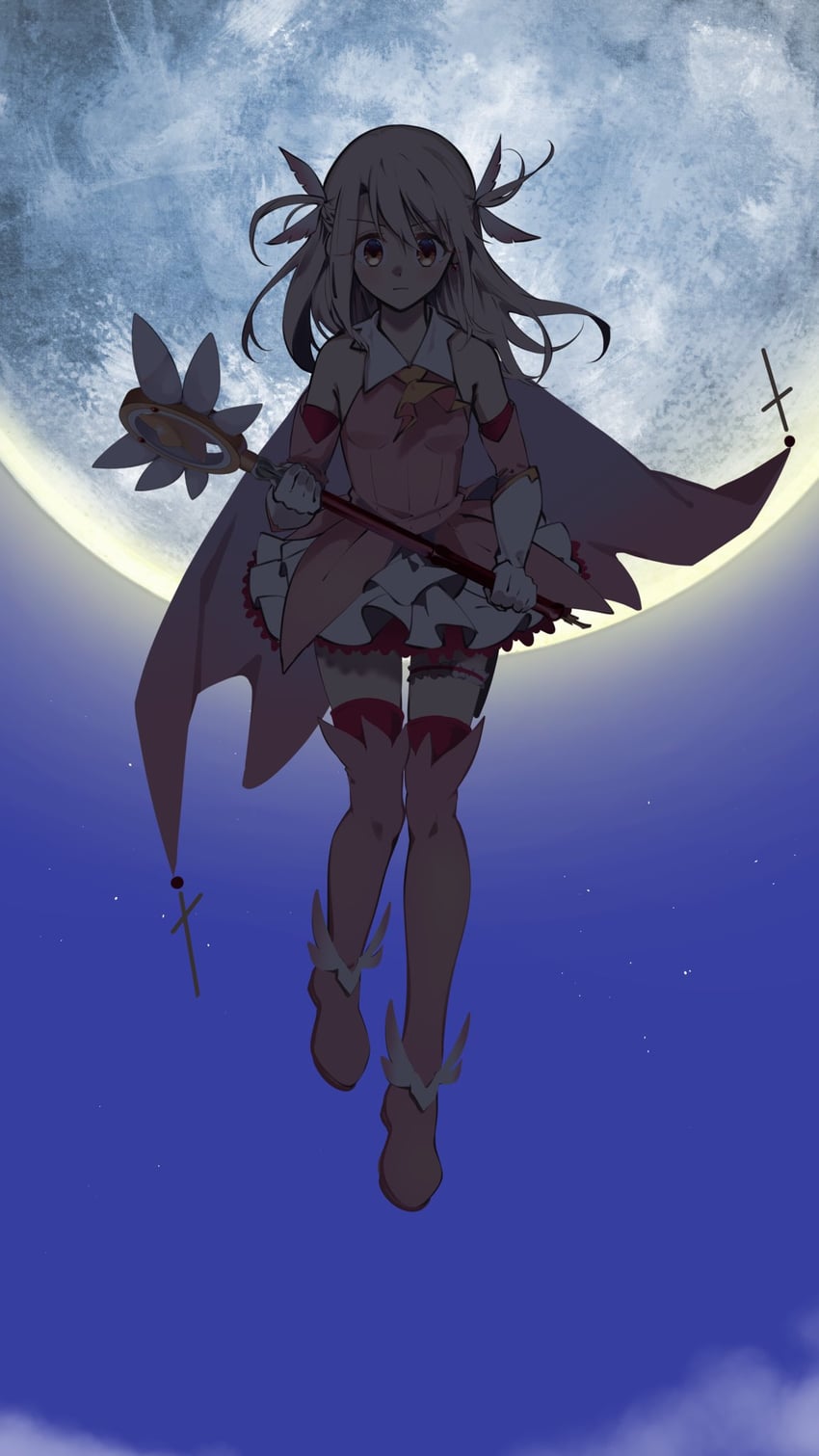 illyasviel von einzbern, prisma illya, and magical ruby (fate and 1 more) drawn by pei_iriya