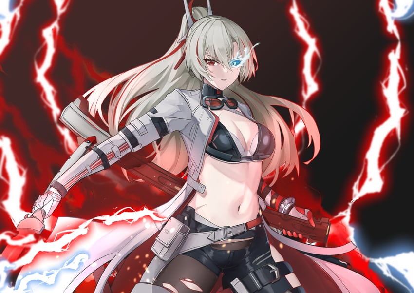 alpha and alpha: crimson weave (punishing: gray raven) drawn by tian_kazuki