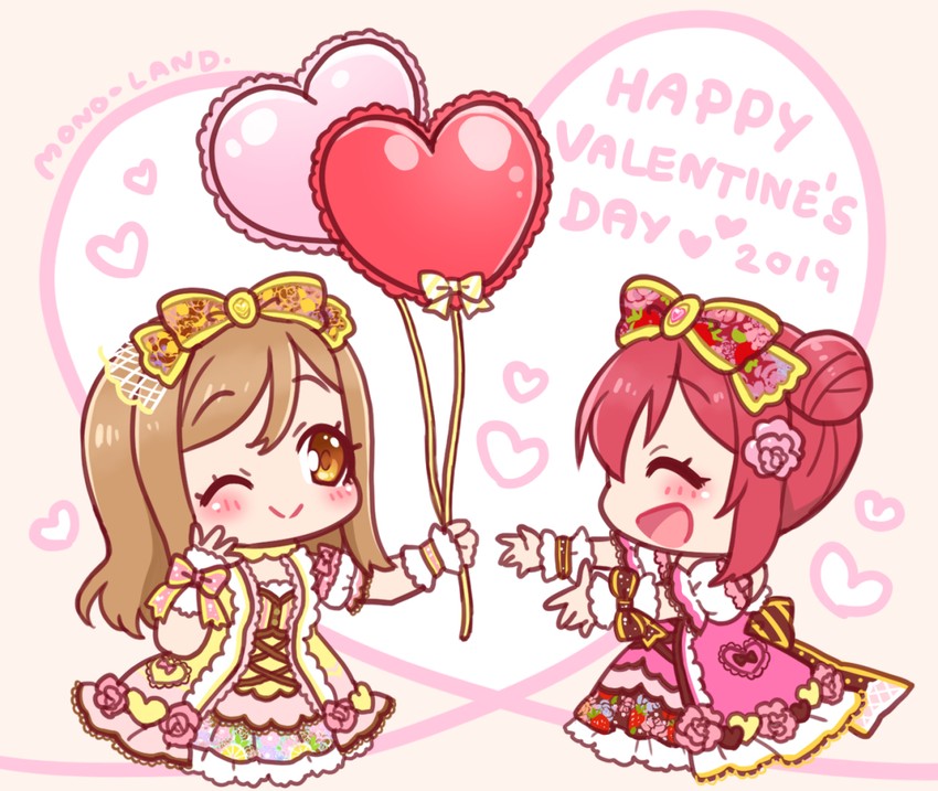 kunikida hanamaru and kurosawa ruby (love live! and 1 more) drawn by mono_land