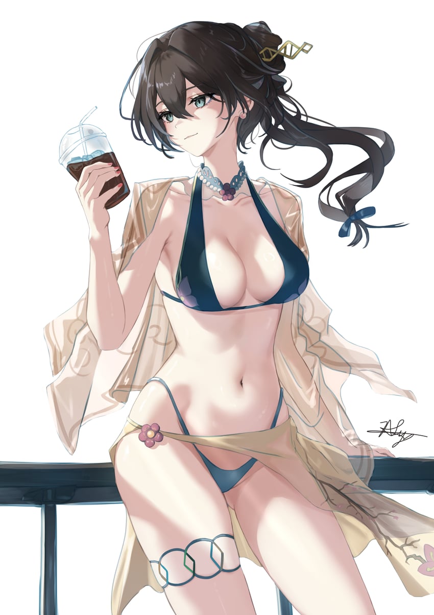 ruan mei (honkai and 1 more) drawn by chaciooh