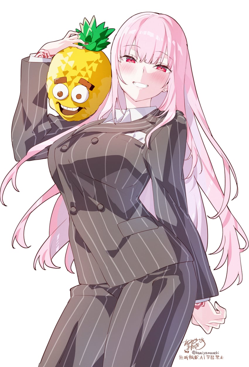 mori calliope (hololive and 1 more) drawn by kamiya_maneki