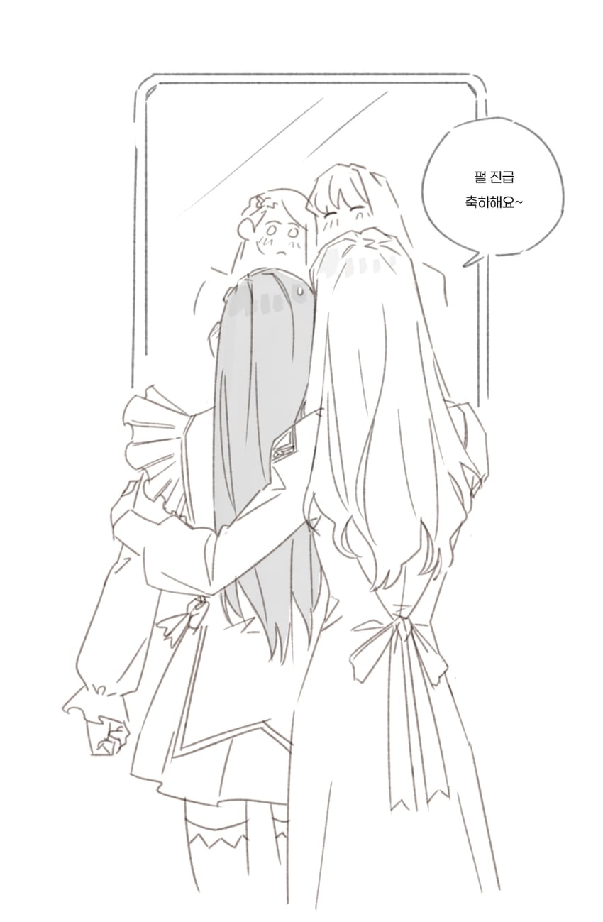 shizuru viola and natsuki kruger (my-otome) drawn by guri_gom
