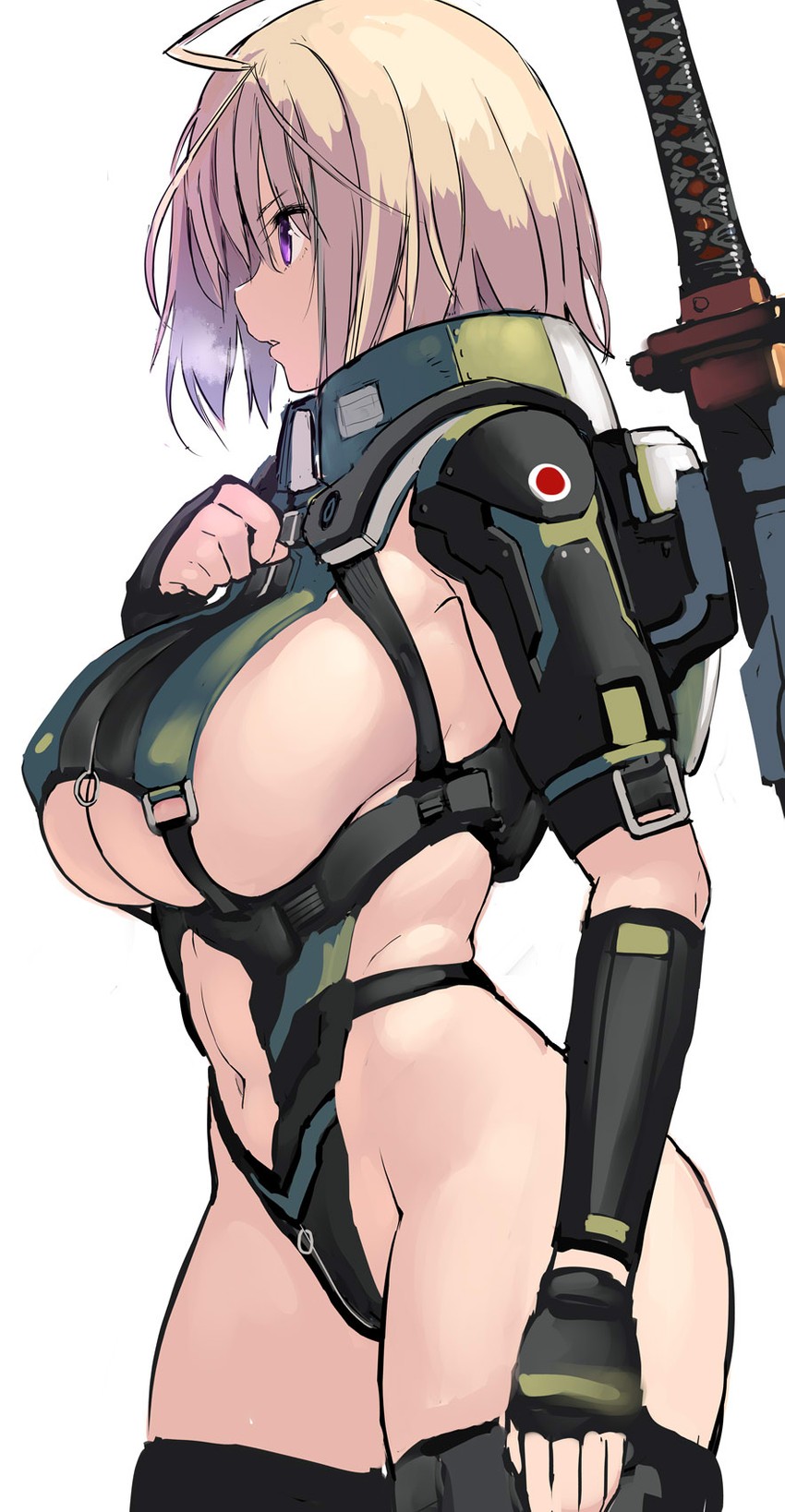 j2m raiden (original and 1 more) drawn by messy_(efuya)