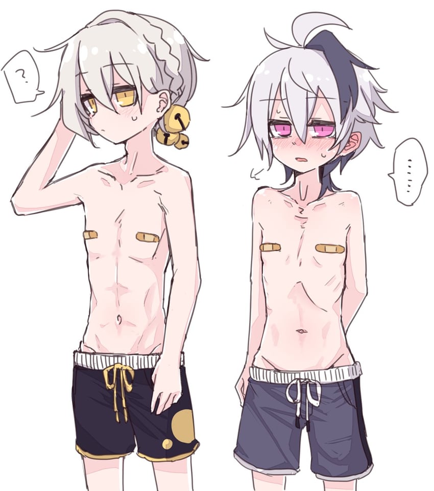 flower and iori yuzuru (vocaloid and 1 more) drawn by miri_(miri_1m)