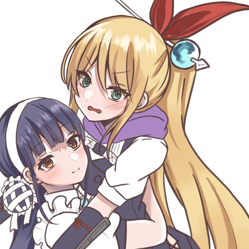 satsuki mari and kanzaki adelheid (heaven burns red) drawn by siromochino