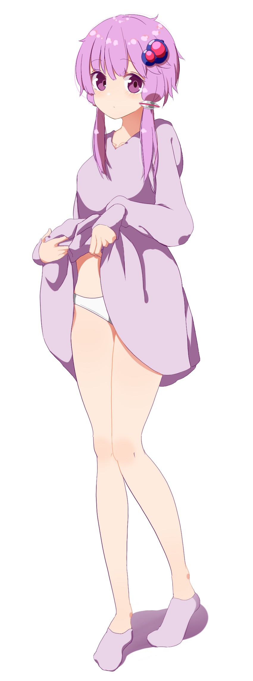 yuzuki yukari (vocaloid and 1 more) drawn by yusake_san