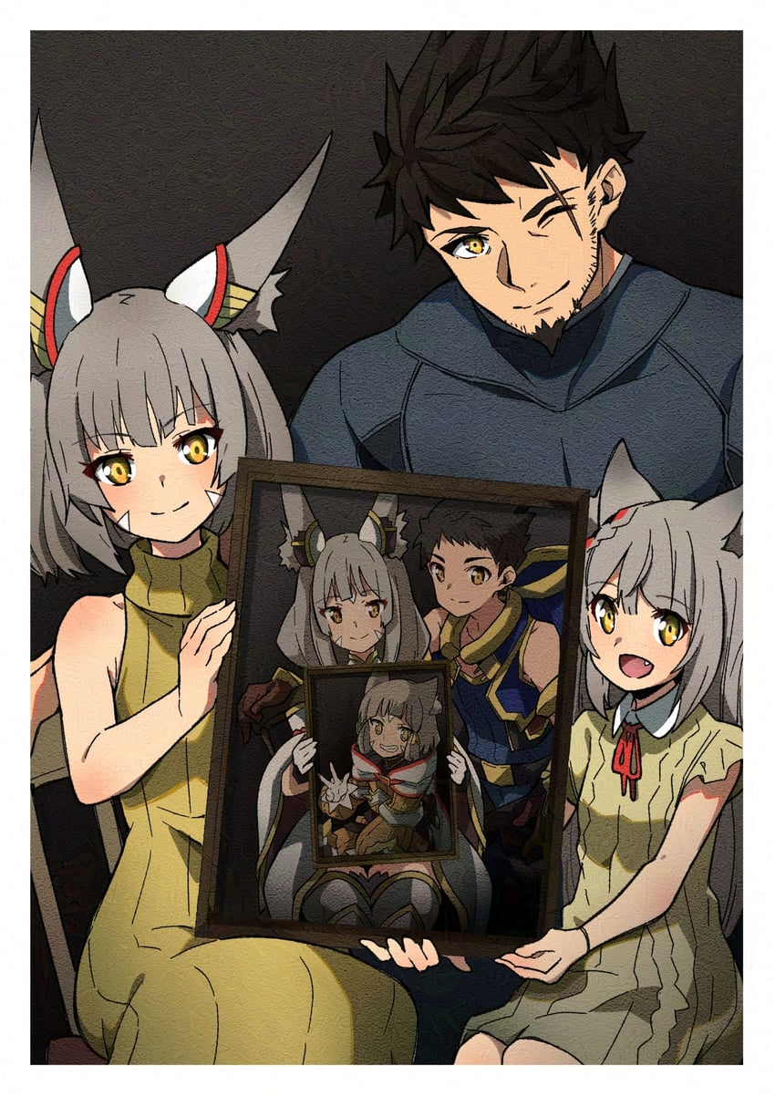 rex, mio, and nia (xenoblade chronicles and 3 more) drawn by highena