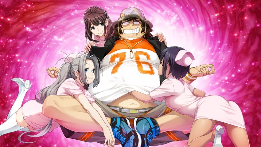 hashida itaru, senomiya akiho, yukifune airi, and daitoku junna (robotics;notes and 1 more) drawn by fukuda_tomonori
