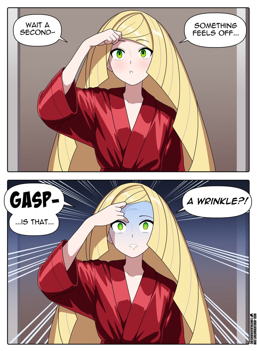 lusamine (pokemon and 1 more) drawn by nico-neko