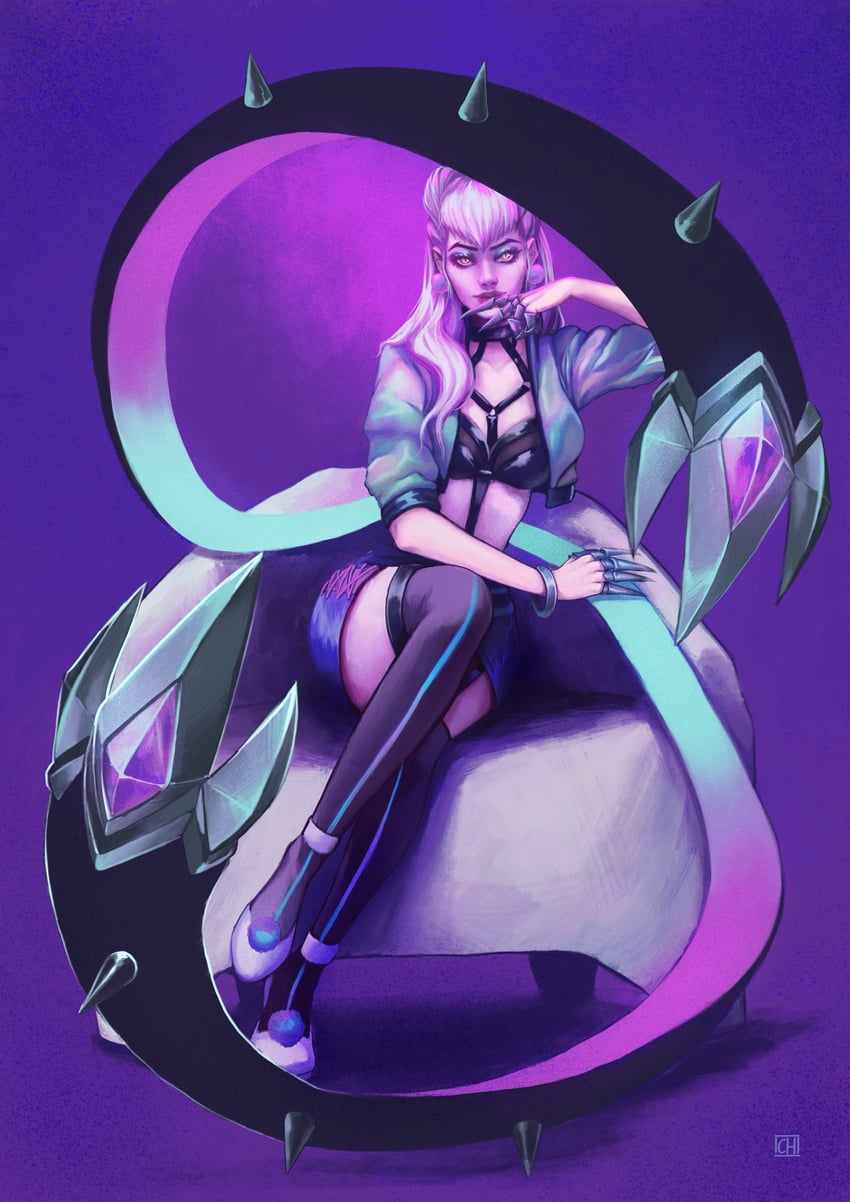evelynn and k/da all out evelynn (league of legends) drawn by izayasmom