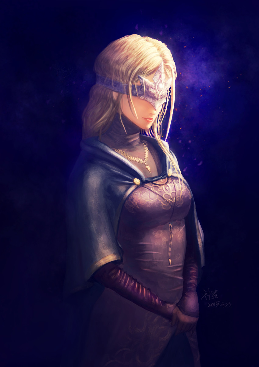 fire keeper (dark souls and 1 more) drawn by shinra_(baby80526)