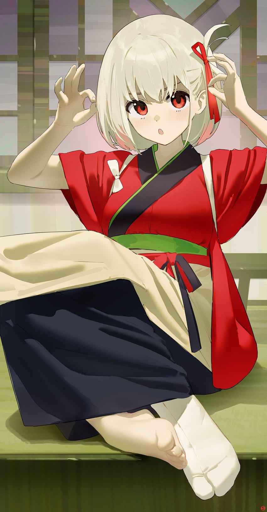nishikigi chisato (lycoris recoil) drawn by songchuan_li