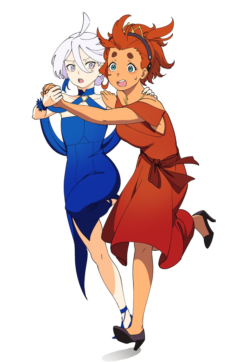 suletta mercury and miorine rembran (gundam and 1 more) drawn by sun_4x3