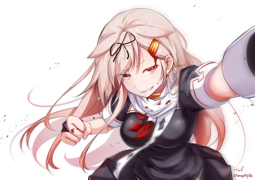 yuudachi and yuudachi kai ni (kantai collection) drawn by baileys_(tranquillity650)
