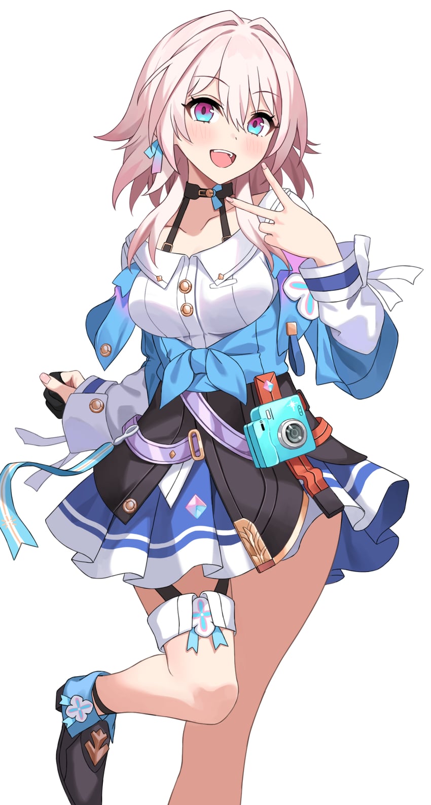 march 7th (honkai and 1 more) drawn by fuyutuji