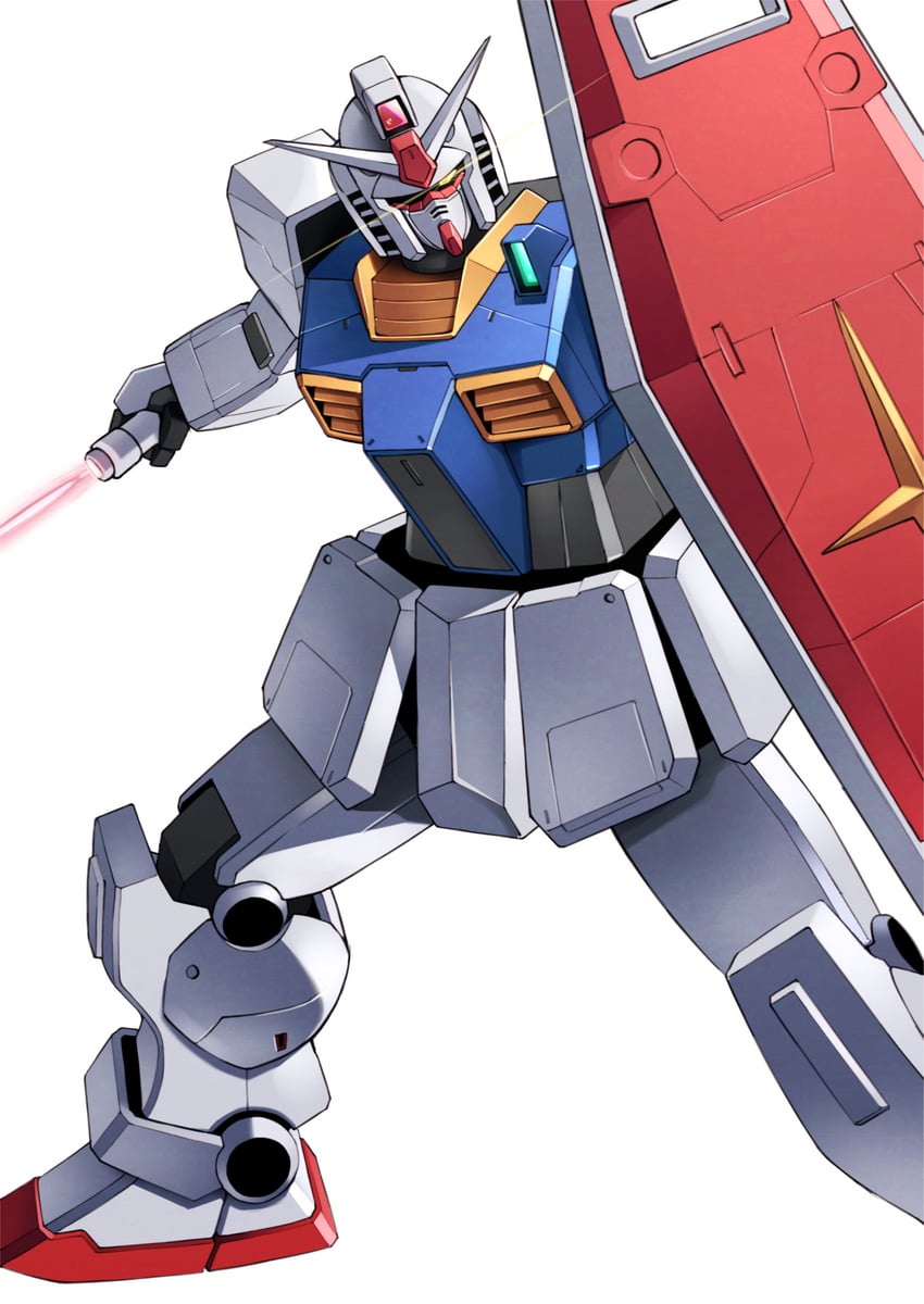 rx-78-2 gundam and gm ii (gundam and 2 more) drawn by takahashi_masaki