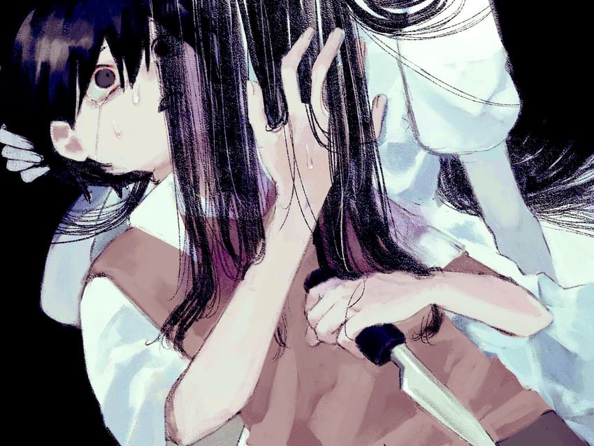 sunny and mari (omori) drawn by madai_(si_202)