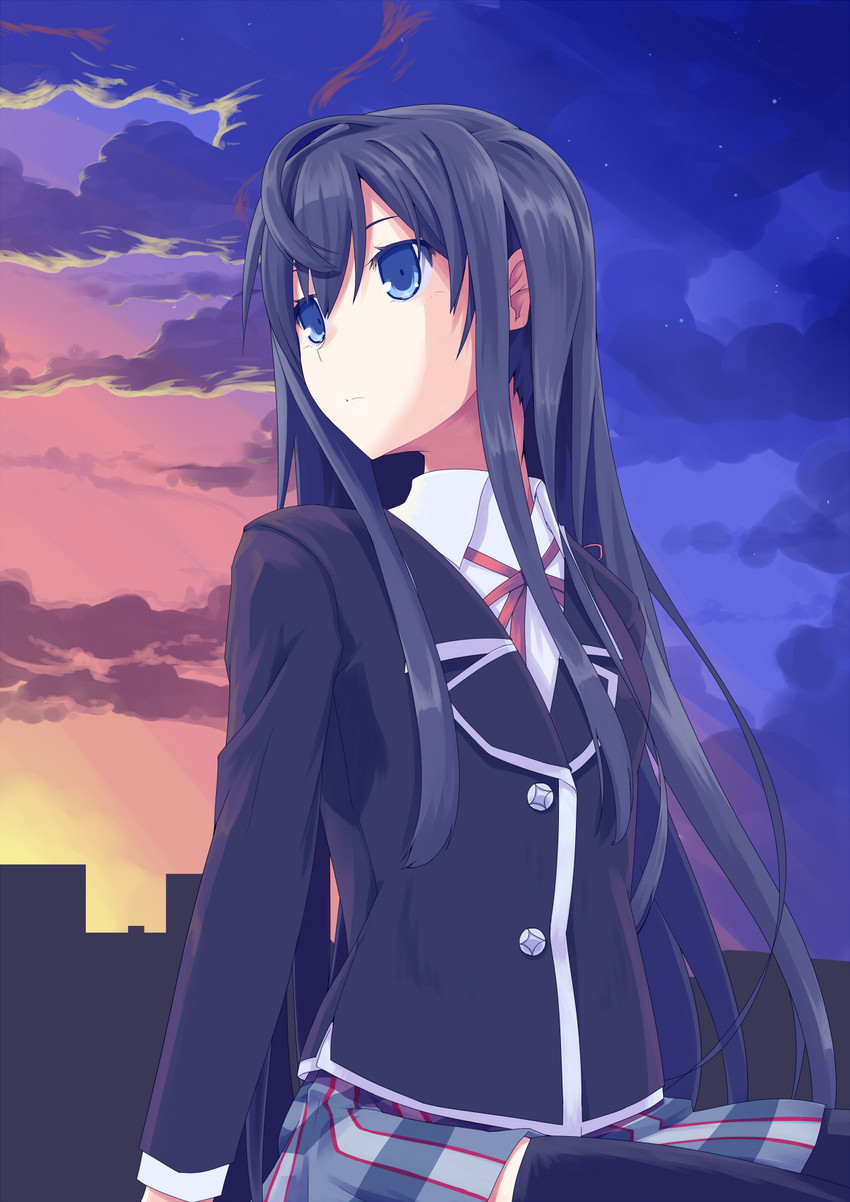 yukinoshita yukino (yahari ore no seishun lovecome wa machigatteiru.) drawn by hujikok