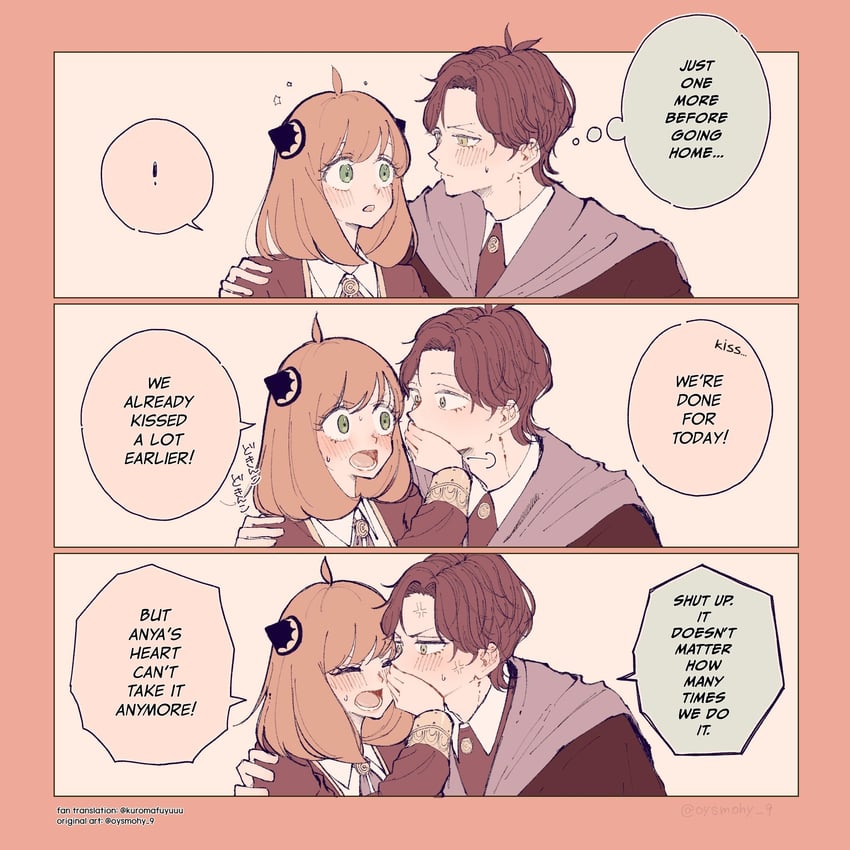anya and damian desmond (spy x family) drawn by oysmohy_9