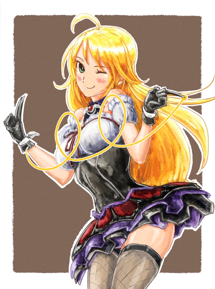 hoshii miki (idolmaster and 1 more) drawn by ooeyama_ken