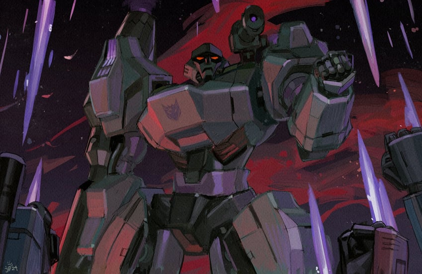 megatron (transformers and 1 more) drawn by juangeedraws