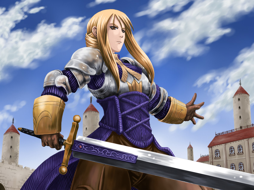 agrias oaks (final fantasy and 1 more) drawn by sir_ichirou