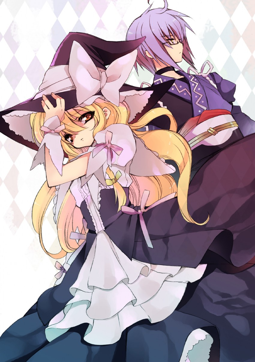 kirisame marisa and morichika rinnosuke (touhou) drawn by yukimachi_tounosuke