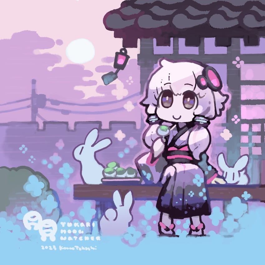 yuzuki yukari (vocaloid and 1 more) drawn by konno_takashi
