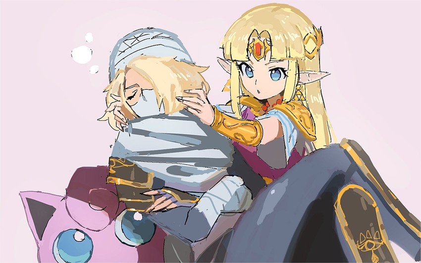princess zelda, jigglypuff, and sheik (pokemon and 5 more) drawn by nyagiratwist