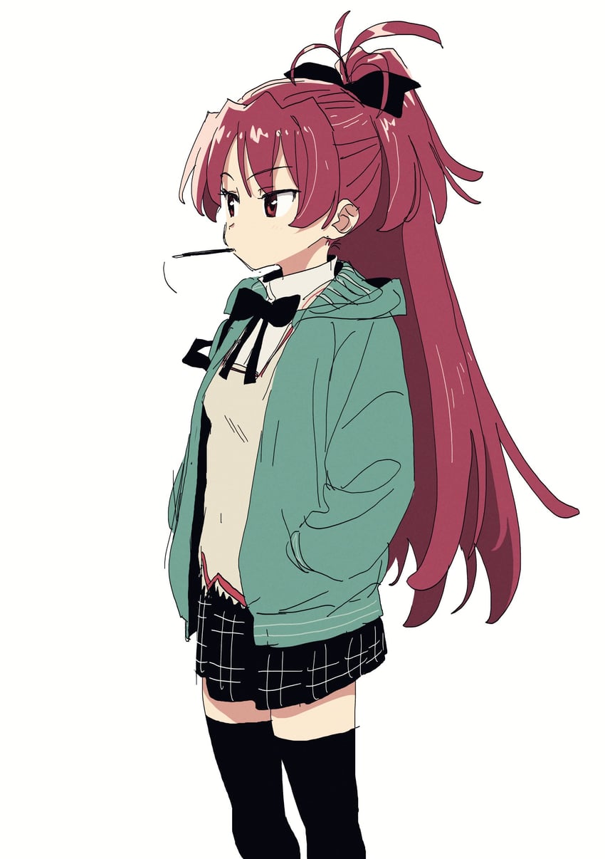 sakura kyoko (mahou shoujo madoka magica) drawn by ikezawa_shin