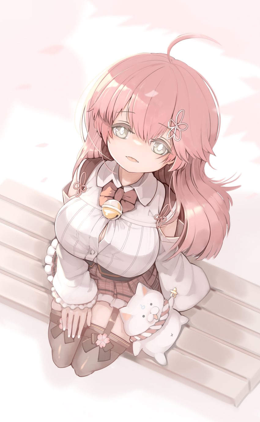 sakura miko and 35p (hololive) drawn by genek