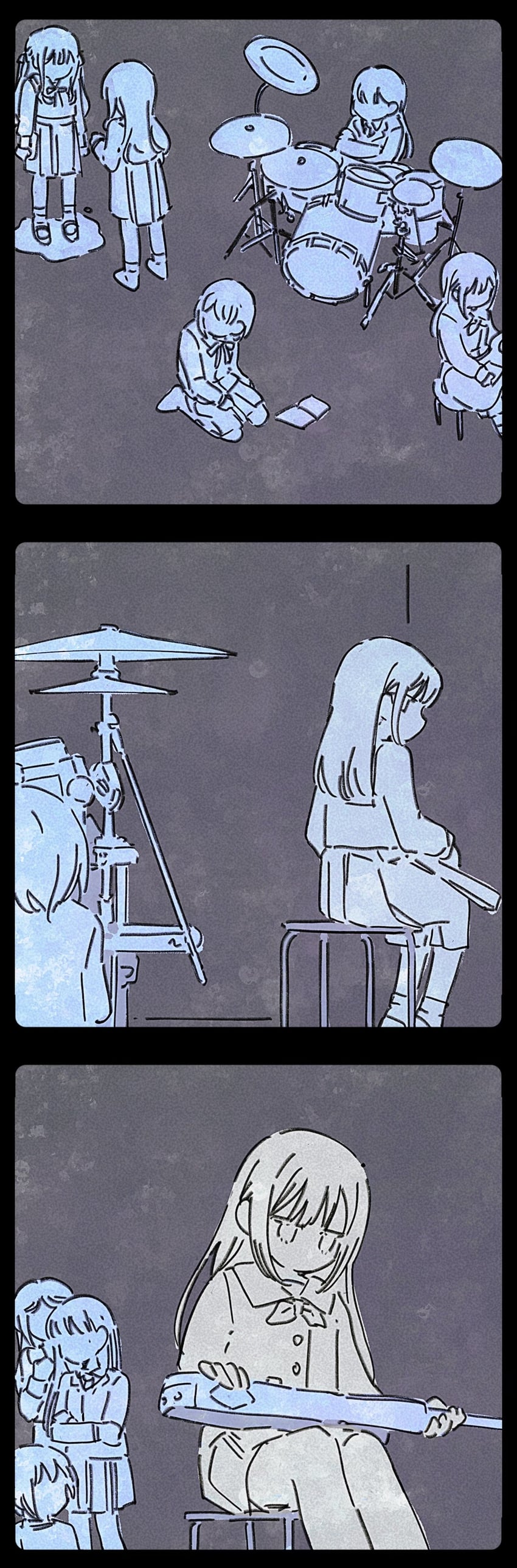 togawa sakiko, nagasaki soyo, shiina taki, wakaba mutsumi, and takamatsu tomori (bang dream! and 1 more) drawn by ochano