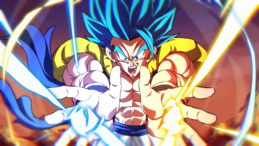 gogeta (dragon ball and 2 more) drawn by rom_(20)