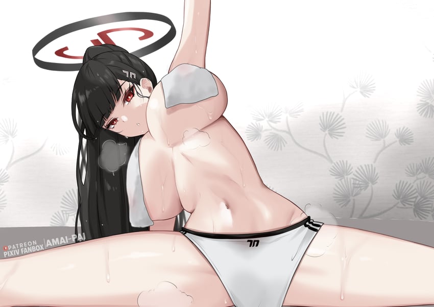 rio (blue archive) drawn by amai-pai