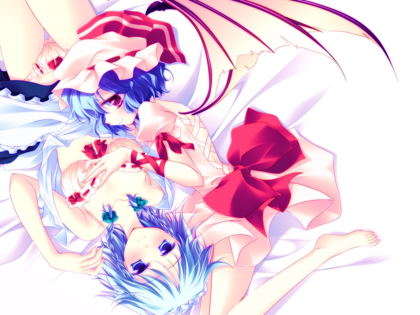 remilia scarlet and izayoi sakuya (touhou) drawn by motomiya_mitsuki