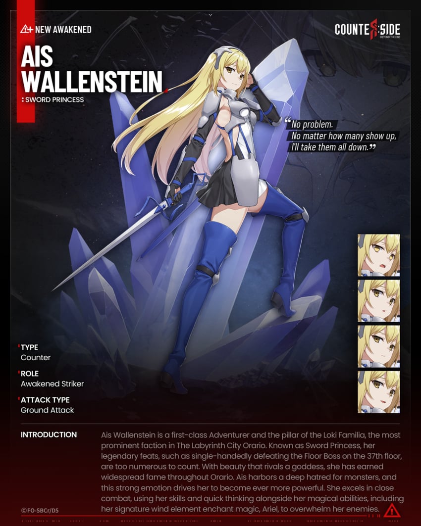 aiz wallenstein (dungeon ni deai wo motomeru no wa machigatteiru darou ka and 1 more)