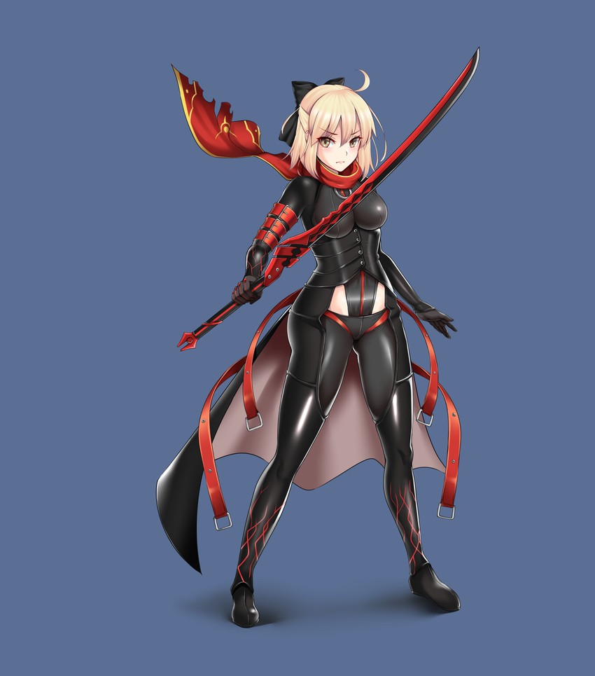 okita souji, elesis, and dark knight (fate and 3 more) drawn by matrix16